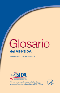 Descargar Glosario sobre VIH/sida