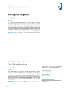 Linfangioma amigdalino