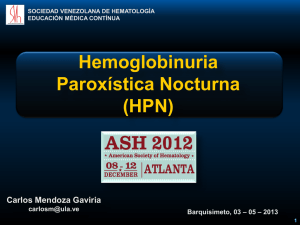 Hemoglobinuria Paroxística Nocturna (HPN)popular!