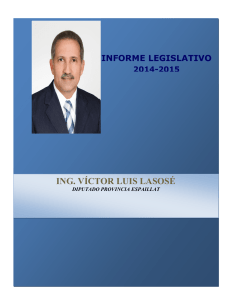 informe legislativo - Cámara de Diputados