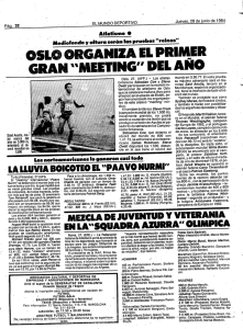 OSLO ORGANIZA EL PRiMER GRAN “MEETING