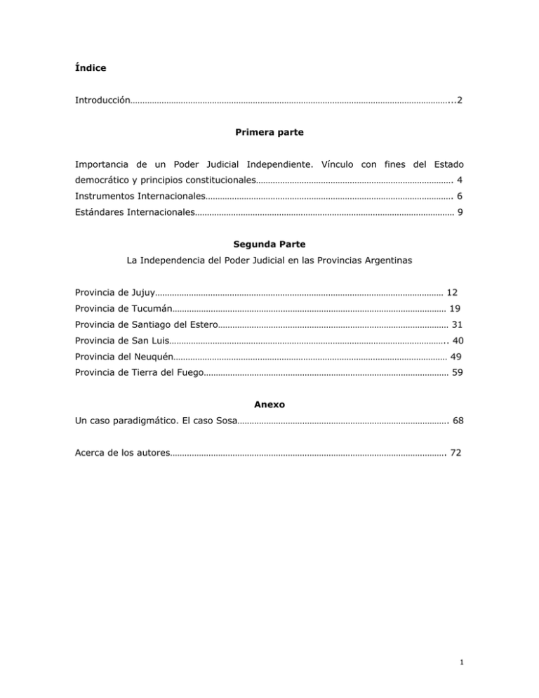 Informe Independencia Judicial