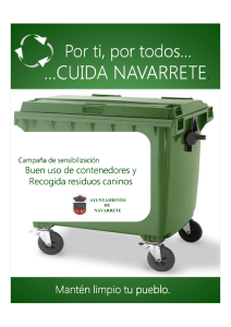 Manual del buen uso de los contenedores y recogida de residuos