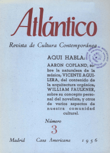 Revista de Cultura Contemporánea Núm. 3, 1956