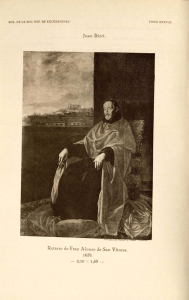 Juan Ricci. Retrato de Fray Alonso de San Vítores.
