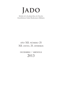 Boletín 25 - AVD · ZEA · Academia Vasca de Derecho