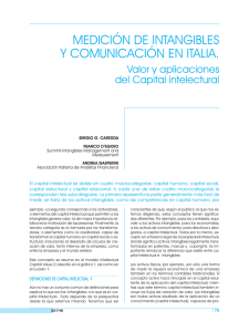 Mediición de intangibles y comunicación en Italia. Valor y