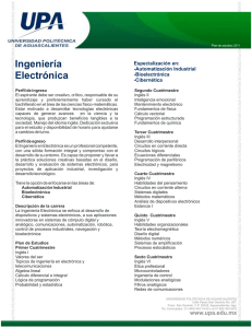 Ingeniería Electrónica - Universidad Politécnica de Aguascalientes