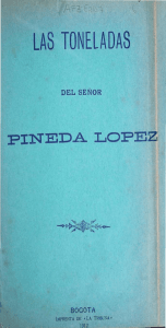 Las toneladas del señor Pineda López