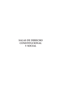 SALAS DE DERECHO CONSTITUCIONAL Y SOCIAL