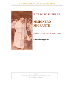TARCISIO RUBIN - Misionero Migrante