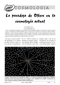 La paradoja de Olbers en la cosmología actual.