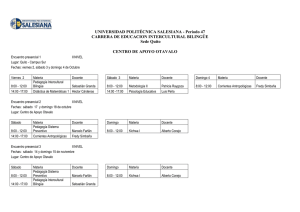 UNIVERSIDAD POLITÉCNICA SALESIANA - Periodo 47