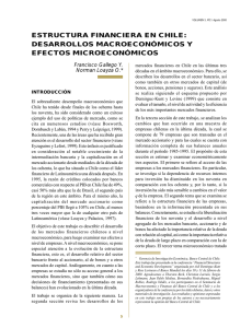 estructura financiera en chile: desarrollos macroeconómicos y