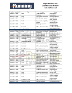 Para ver el calendario completo de los colombianos en los Juegos