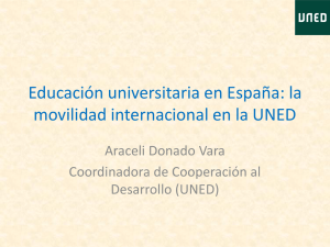 Educación universitaria en España