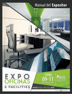 Manual del Expositor - Expo Oficinas and Facilities