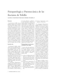 Fisiopatología y patomecánica de las fracturas de tobillo