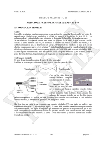 TRABAJO PRACTICO No 14 MEDICIONES Y CERTIFICACIONES