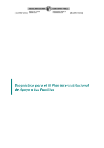Diagnóstico para el III Plan Interinstitucional de Apoyo a las