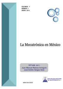 Vol. 3, No.1 - Asociación Mexicana de Mecatrónica