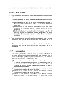 Ordenanza IBI - Ayuntamiento de Cheste