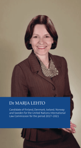 Dr MARJA LEHTO