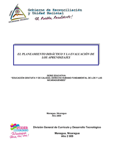 el planeamiento didáctico y la evaluación de los aprendizajes