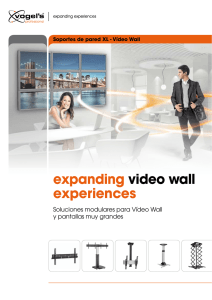 Brochure Video wall / XL mounts 2012