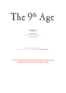 Reglas - The 9th Age