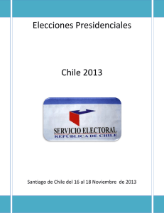 Elecciones Presidenciales Chile 2013