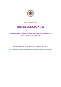 microeconomía iii