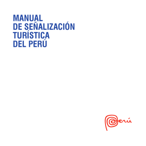 manual de señalización turística del perú