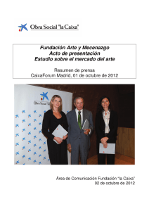 El mercado español del arte en 2012. Repercusión en prensa.