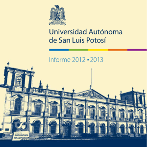 Folleto Institucional - Universidad Autónoma de San Luis Potosí Inicio
