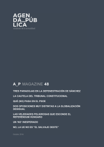 Agenda Pública - analistas de la actualidad