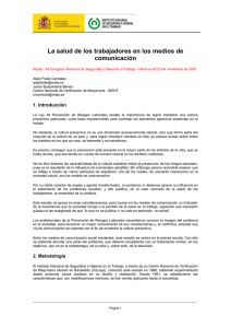 La salud de los trabajadores en la prensa diaria en España (pdf