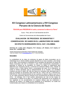 XX Congreso Latinoamericano y XVI Congreso Peruano de la