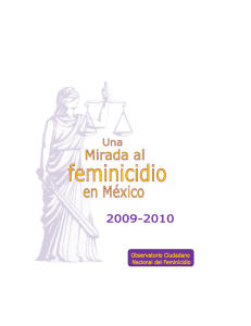Informe final UNA MIRADA AL FEMINICIDIO 2009