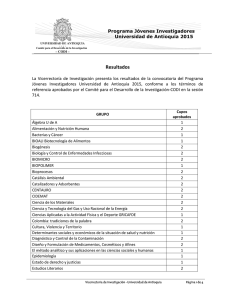 Resultados - Universidad de Antioquia
