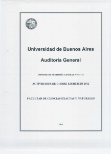 Informe de Auditoría General Nº 647/13