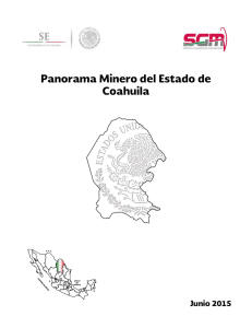 Panorama Minero del Estado de Coahuila