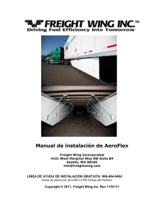 Manual de instalación de AeroFlex