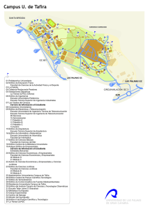 Mapa del Campus de Tafira