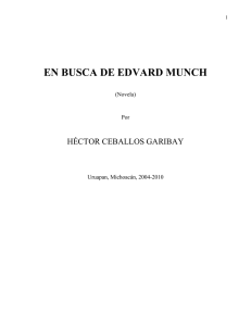 en busca de edvard munch - Héctor Ceballos Garibay