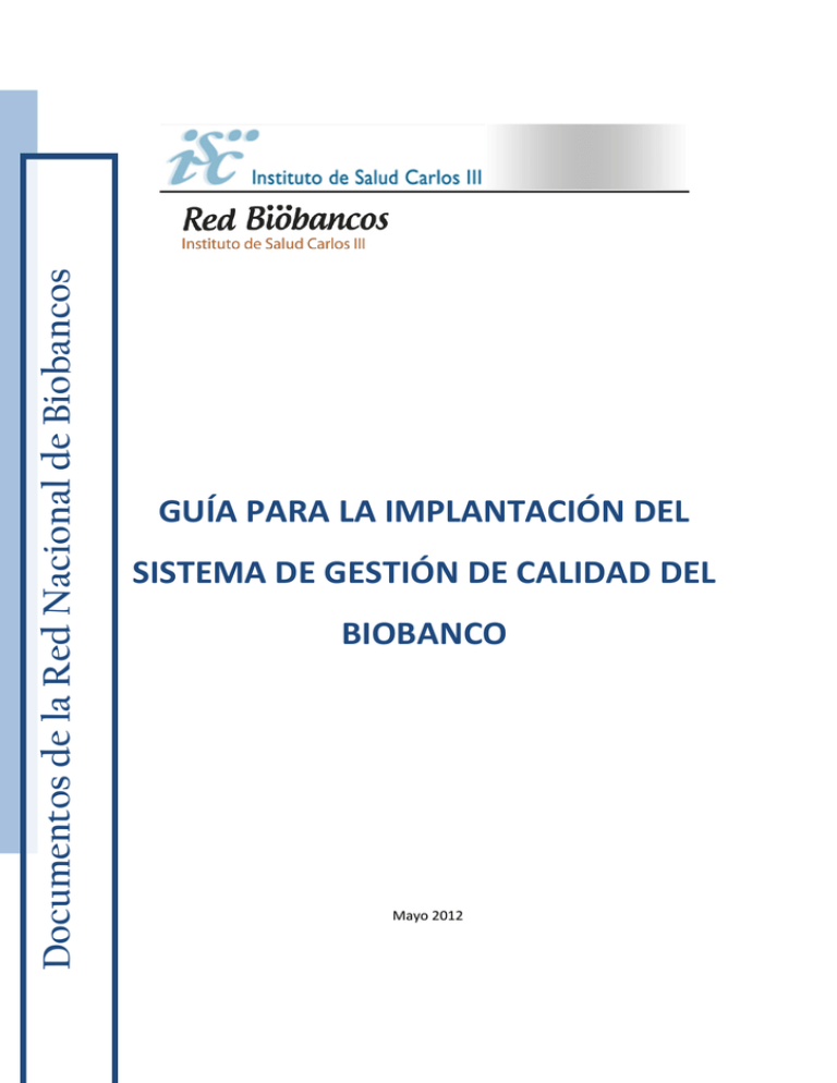 Guía Para La Implantación De Un Sistema De Gestión De La Calidad En