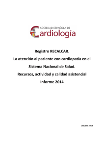 2014 - Sociedad Española de Cardiología