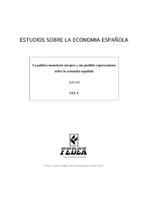 estudios sobre la economia española