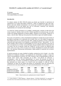 TOLEDO-PV, medidas del IES, medidas del CIEMAT y el “cascabel