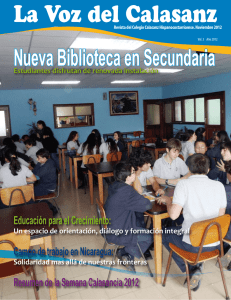 Noviembre 2012 - Colegio Calasanz